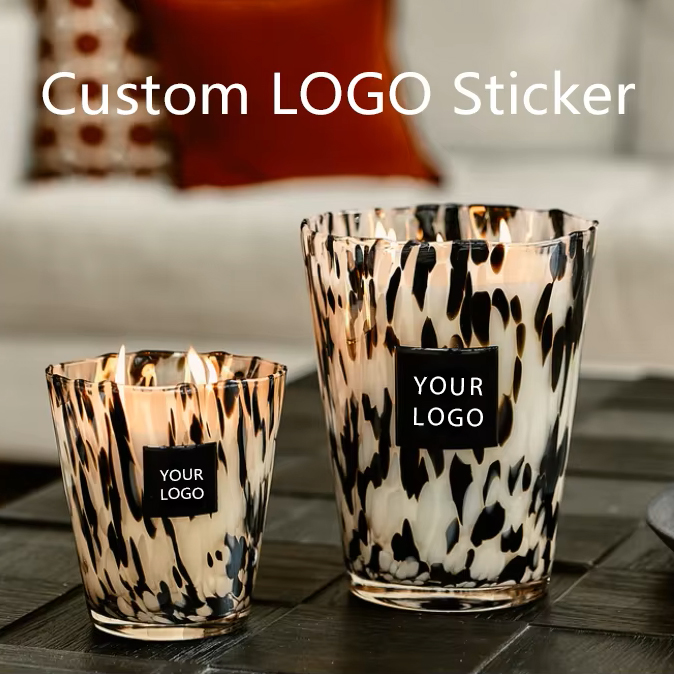 Personalised Candle Label - 사용자 정의 로고 에폭시 돔 스티커
