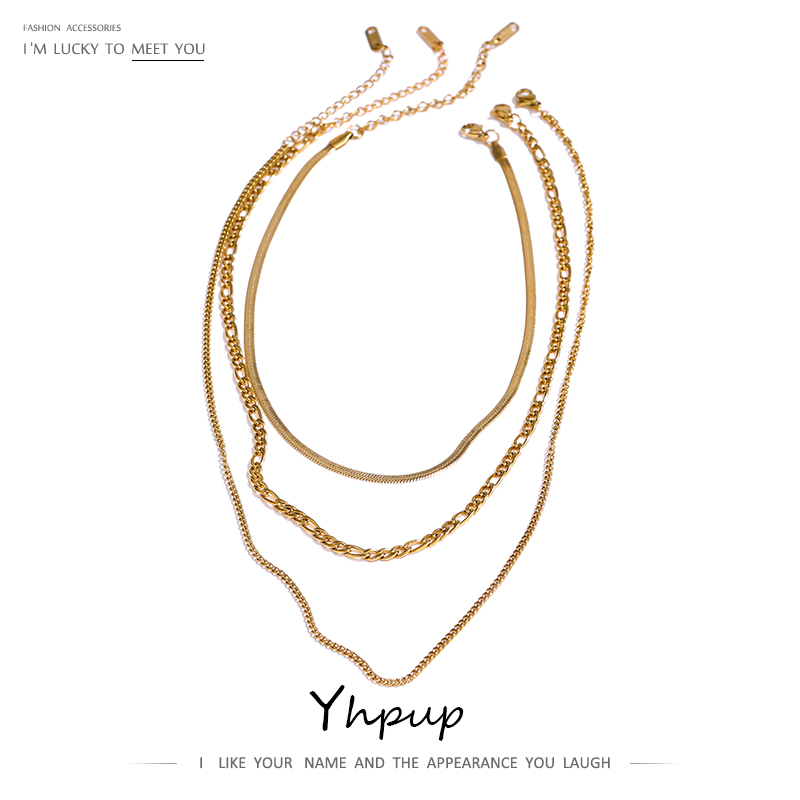 Yhpup 스테인레스 스틸 체인 계층화 된 목걸이 여성 - Birth Flower Necklace 리뷰 및 가격