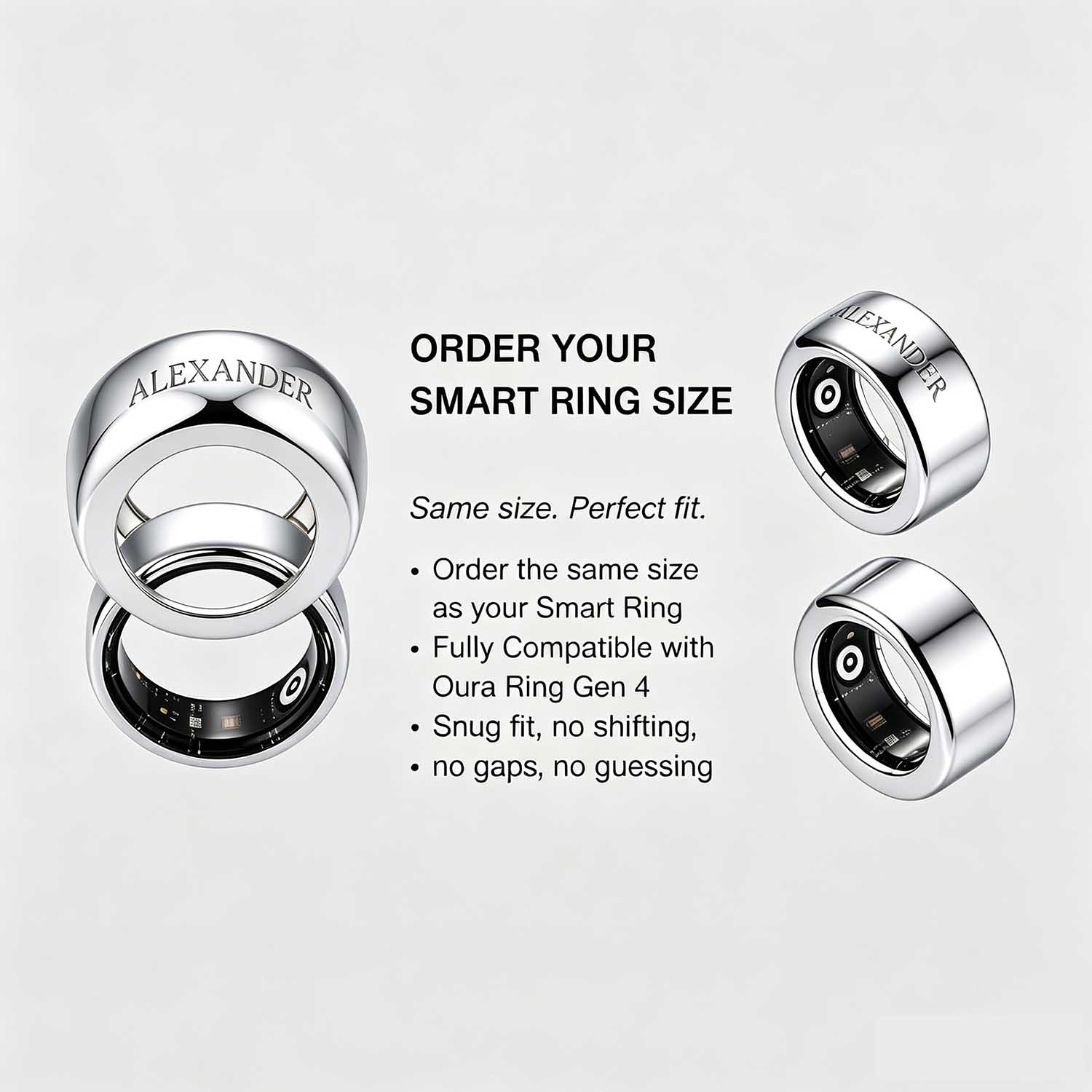 Qitian 맞춤형 다이아몬드 네임 스마트 링커버, 오 - Initial Ring Custom 리뷰 및 가격