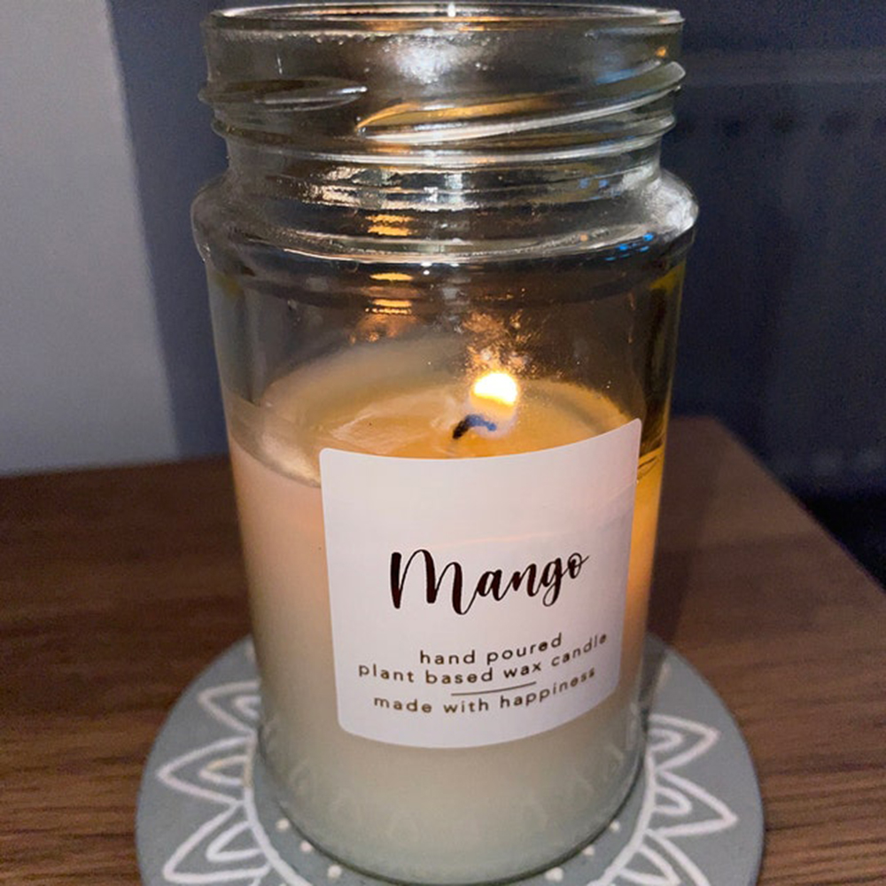 30개-50mm 맞춤형 양초 용기 스티커 개인 맞춤형  - Personalised Candle Label 리뷰 및 가격