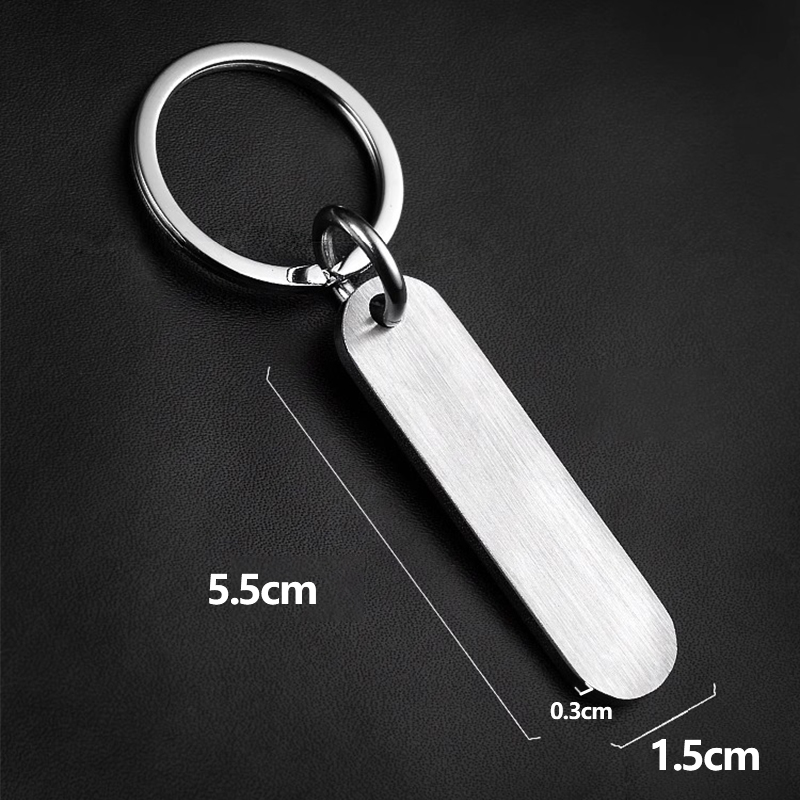 맞춤형 레이저 각인 키 체인, 절묘한 레터링 스테인레스 - Initial Ring Custom 리뷰 및 가격
