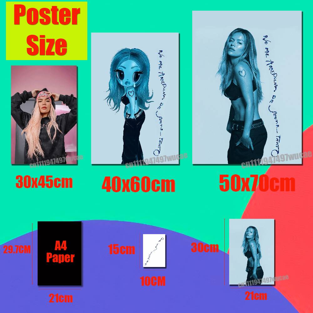 카롤 G 노 메 아렙인토 데 센티르 탄토 포스터 커버  - Custom Map Poster 리뷰 및 가격
