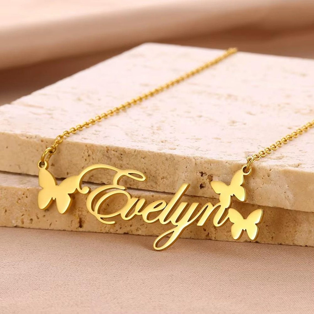 맞춤 이름 목걸이 개인 맞춤형 보석 스테인레스 스틸 명 - Birth Flower Necklace 리뷰 및 가격