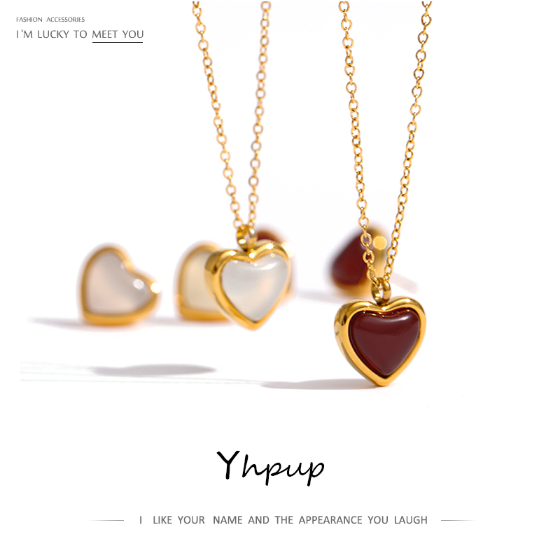 Yhpup 스테인레스 스틸 하트 펜던트 목걸이, 체인  - Birth Flower Necklace 리뷰 및 가격