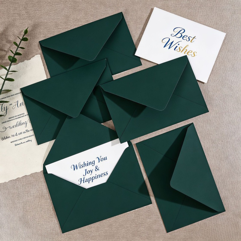 두꺼운 질감의 녹색 봉투, 고급스러운 느낌의 크리스마스 - Wax Seal Letter Kit 리뷰 및 가격